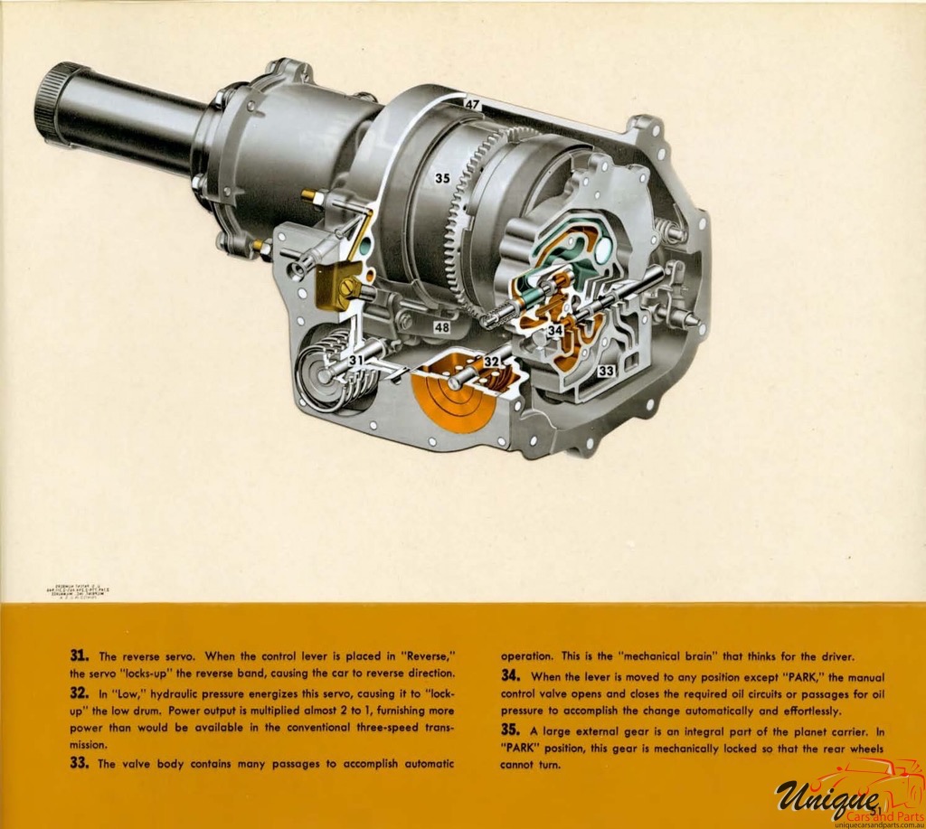 1952 Chevrolet Engineering Features Brochure Page 35